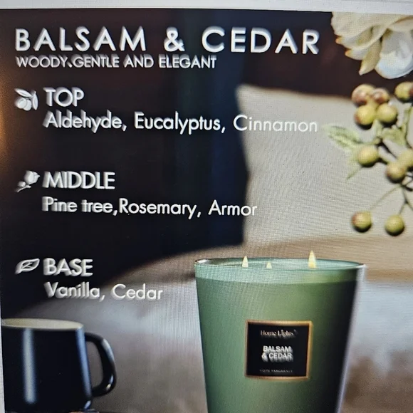 NIB Homelights Highly Scented Soy Candle 3 Cotton Wicks 5x6 Big 33.3 Oz Bundle - Picture 4 of 11